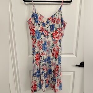 White Flowered Sundress Gap Size XL